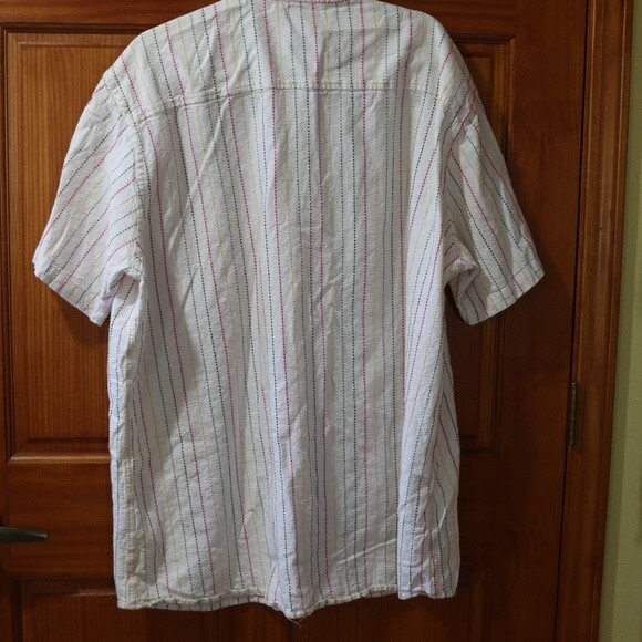 LRG Linen Short Suit Set Vintage Y2K Baggy Streetwear Hip Hop 5XL Two Piece - Picture 6 of 16